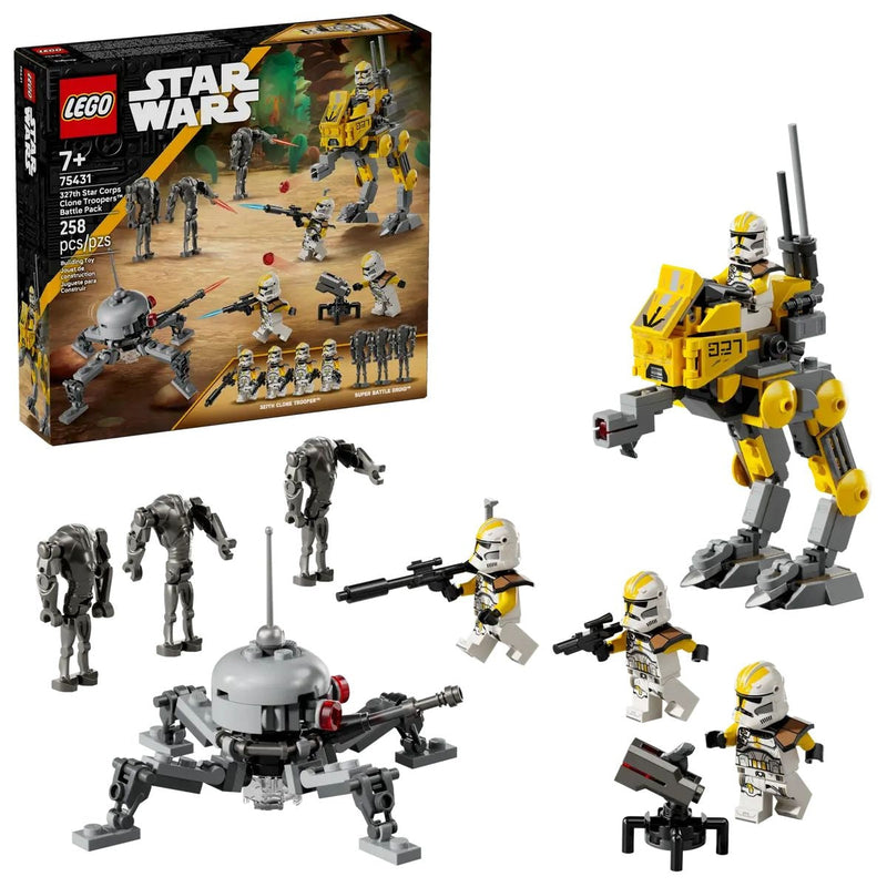 327th Star Corps Clone Troopers Battle Pack - 75431, 258-pcs, Ages 7+ S3498