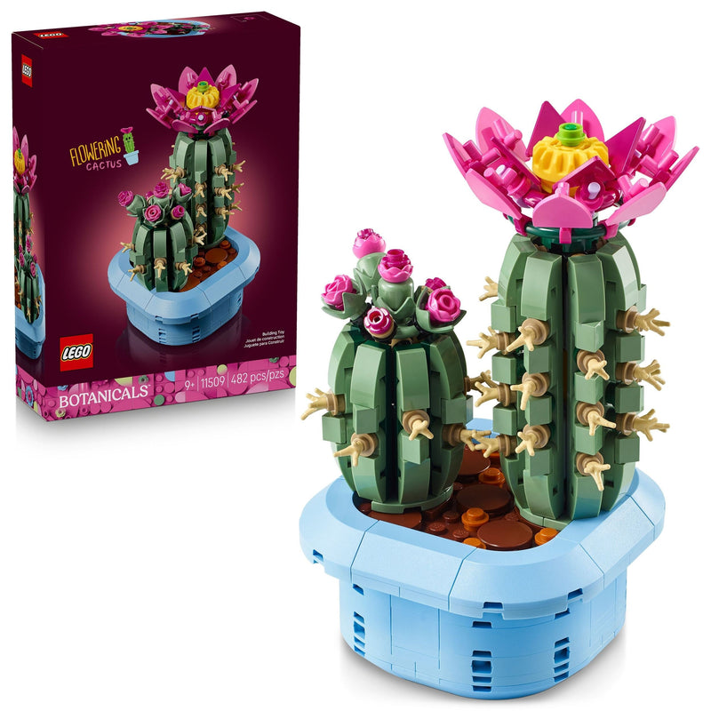 The Botanical Collection Flowering Cactus Building Set - 11509, 482-pcs, Ages 9+ P4643