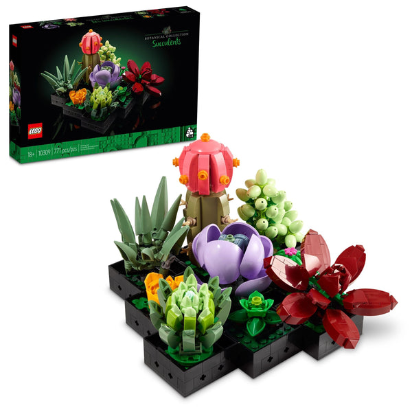 The Botanical Collection Succulents Building Set – 10309, 771-pcs, Ages 18+ T9982