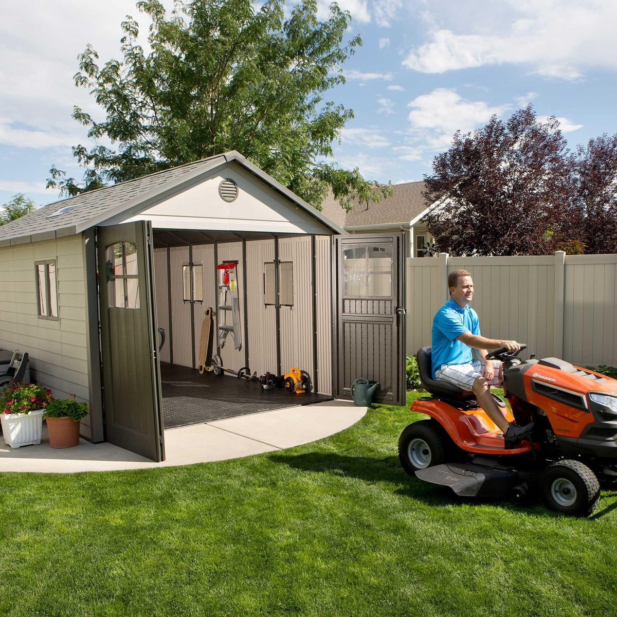 Outdoor Storage Shed, 11-ft x 18.5-ft