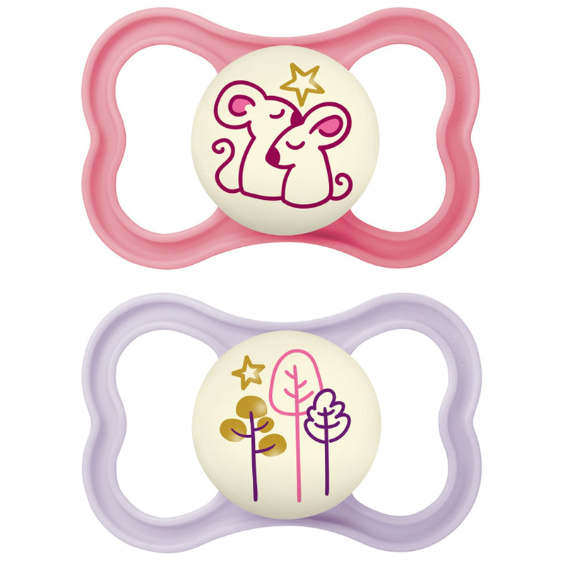 Glow in the Dark Night Pacifier, 6-16 Months, 2-pk A6810