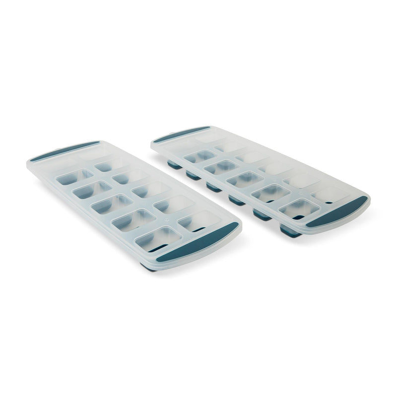 Easy Release Pop-Out Rectangular Ice Cube Trays, Blue, 2-pk, Dishwasher Safe B2042