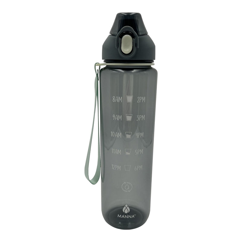 Timex Motivational Water Bottle with Wrist Strap, 34-oz, Assorted Colours P8241