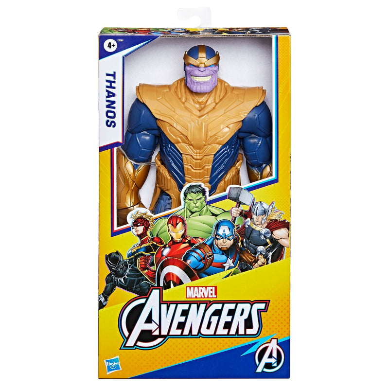 Titan Hero Series Blast Gear Deluxe Thanos Action Figure, 12-in Toy N9575