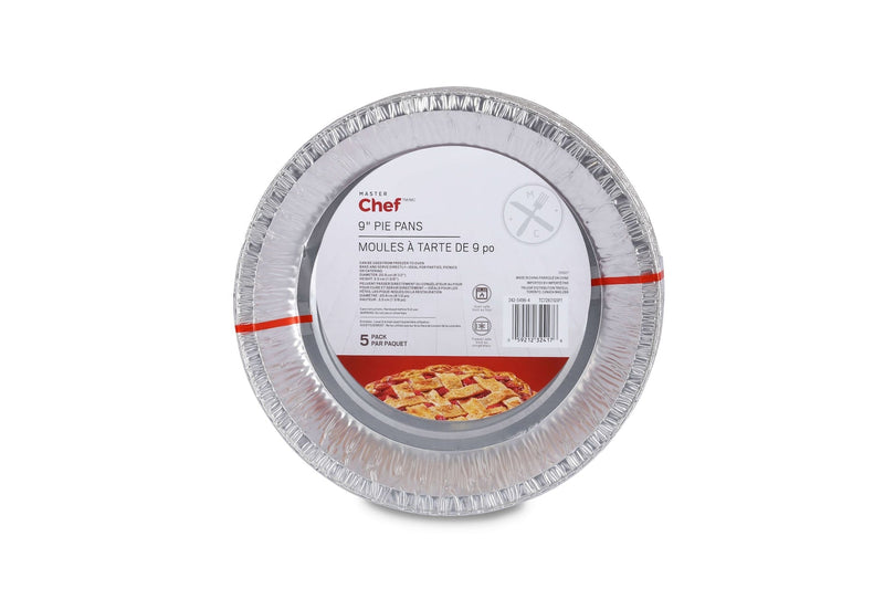 Disposable Deep Pie Pan, 9-in, 5-pk A4666