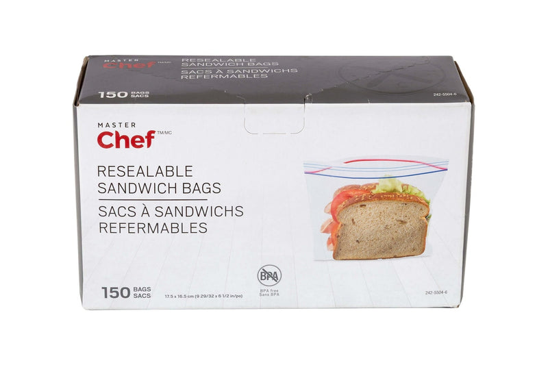 Double Seal Sandwich Bag, 150-pk T8110