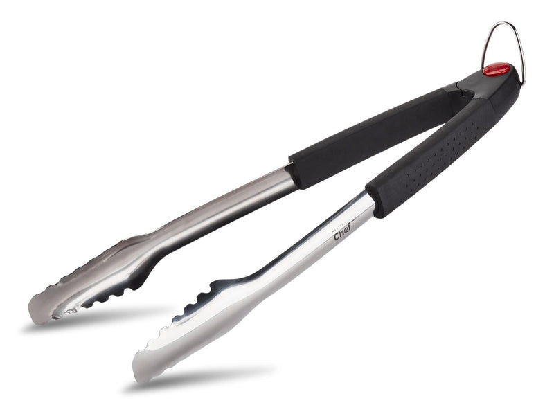 Stainless Steel BBQ Grill Tong with Hook A7588