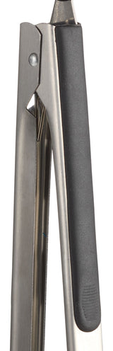 Steel Locking Tongs with Soft Grips, 16-in