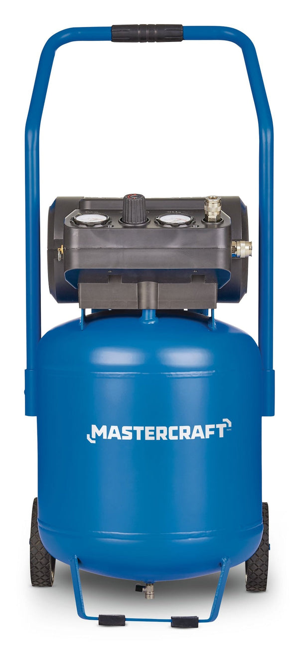 10-Gallon Oil-Free Portable Vertical/Horizontal Air Compressor, 135 PSI, 1.8 HP H9886