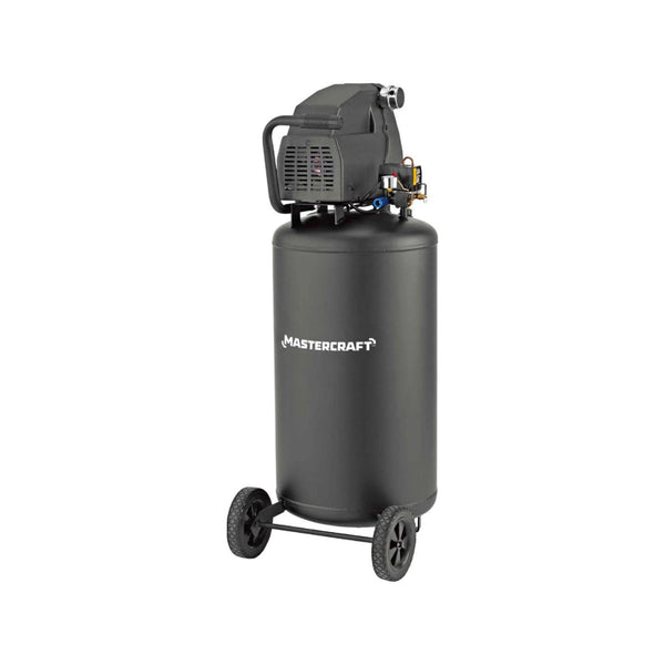 26-Gallon Oil-Free Portable Vertical Air Compressor, Matte Black, 135 PSI, 1.8HP K9299