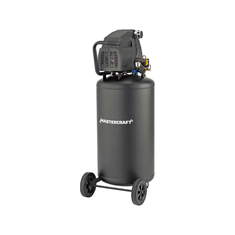 26-Gallon Oil-Free Portable Vertical Air Compressor, Matte Black, 135 PSI, 1.8HP K9299