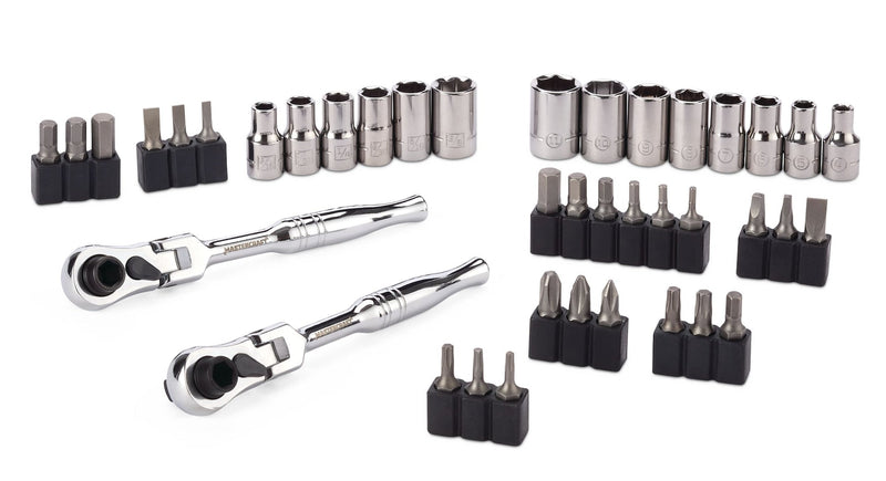 39 Piece 1/4" Micro Ratchet/Driver Set X6077