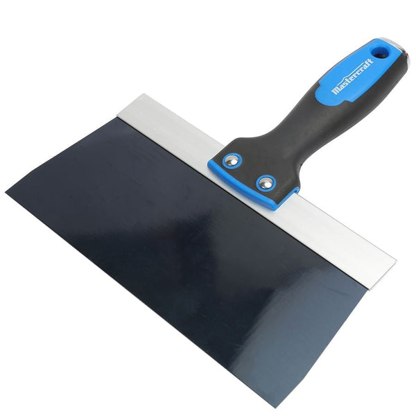 Drywall Patching & Taping Knife with Solvent-Resistant Blue Steel Blade, 8-in B7408