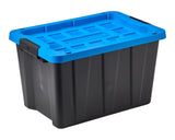 Heavy-Duty Easy Grip Latching Tote, 45.5-L