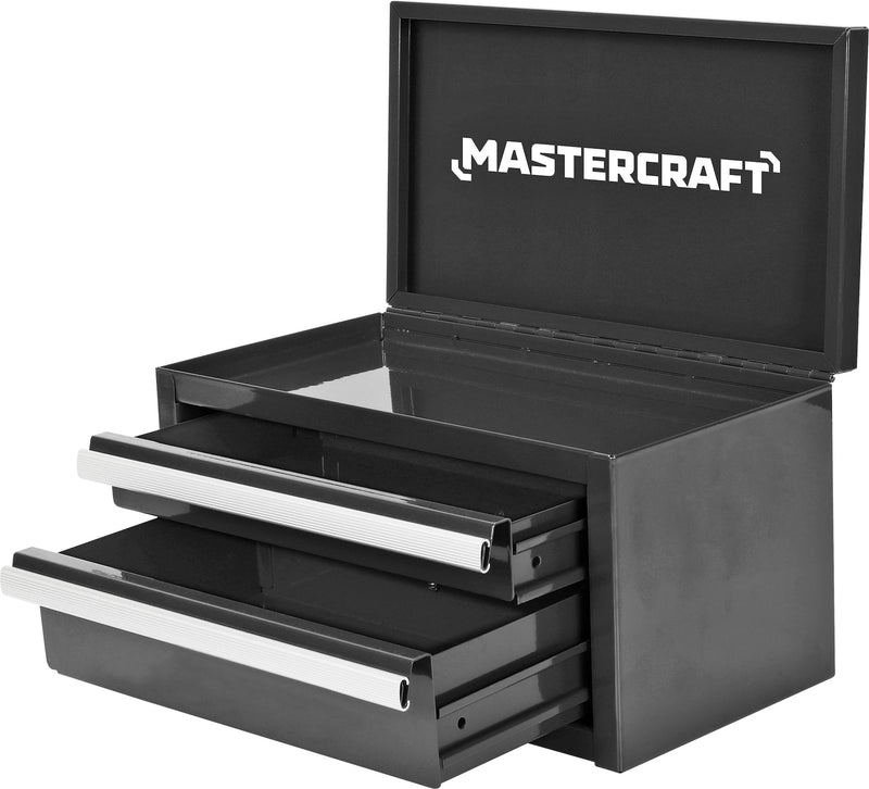 Mini Toolbox with 2 Drawers, Black T4027