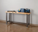 Wooden Top Work Bench, 72 x 24 x 37.5-in