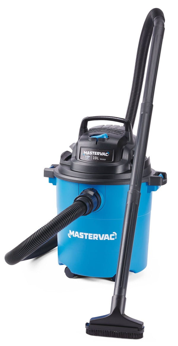 Mastervac VOC507P 4.0 Peak HP Wet/Dry Shop Vacuum with Hose & Accessories, 18.9-L D8583