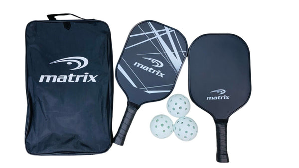 Recreational Official Size Pickleball Paddle/Racket & Ball Set, 5-pc M4021
