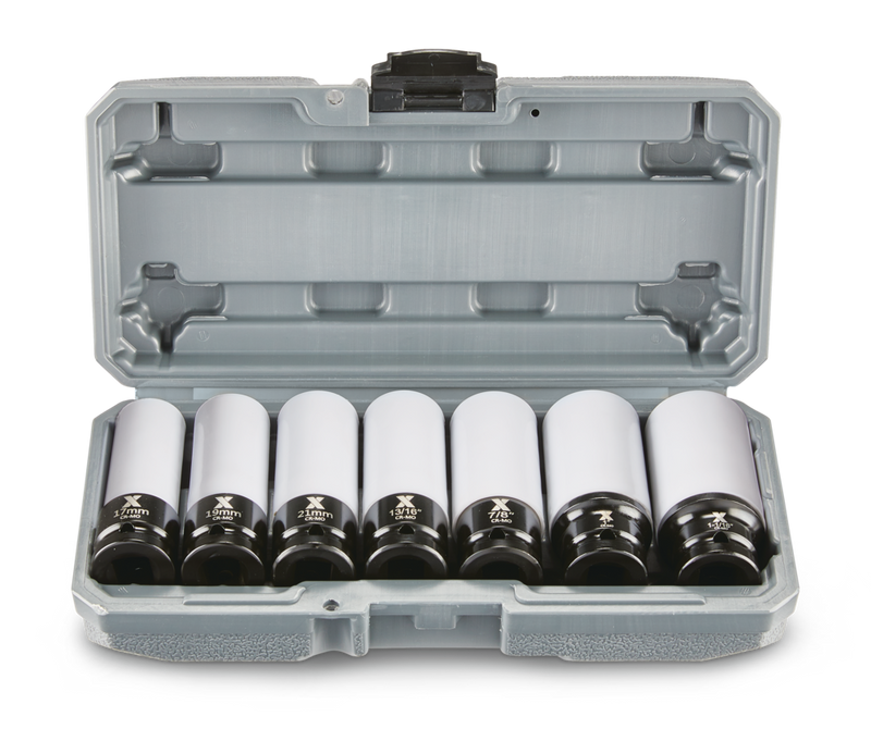 1/2-in Drive Wheel Protector Deep Impact Socket Set, 7-pc F3051