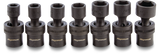 3/8-in Drive Swivel Impact Socket Set, 7-pc, SAE, CRMO