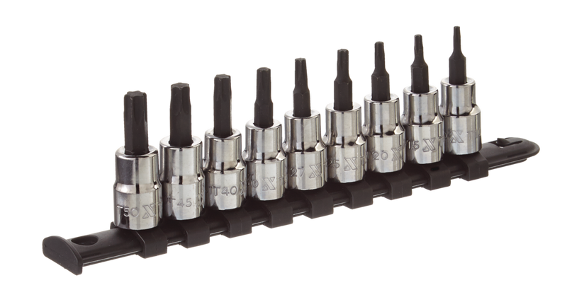 Star-drive Bit Socket Set, Heat Treated, 9-pc Z3104
