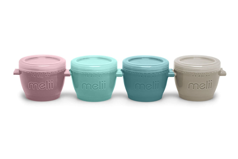 Snap & Go Food Storage Containers, 4-oz Pods, Multi-Colour, 4-pk W6690