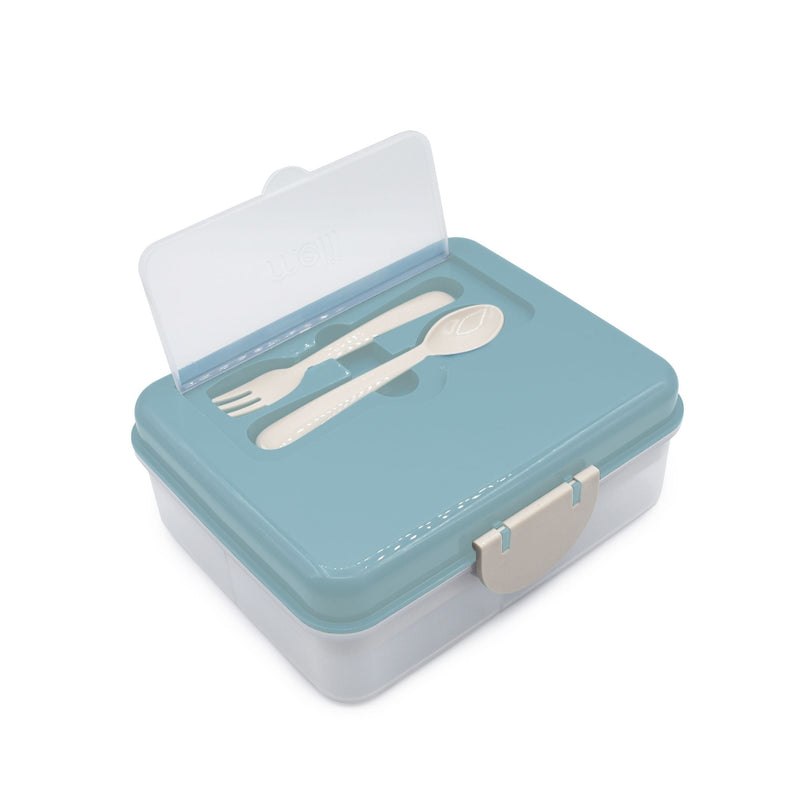 Two-Tiered Bento Food Storage Container, Sage Mint Y2607