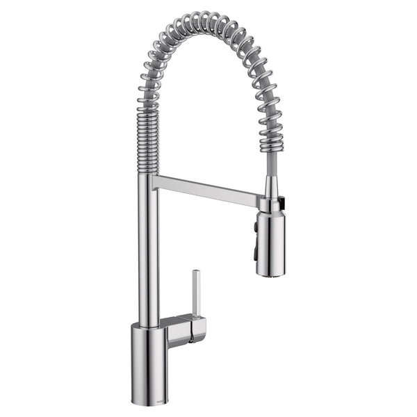 Align Single Handle High Arc Pull Down Sprayer Kitchen Faucet, Chrome Y4616