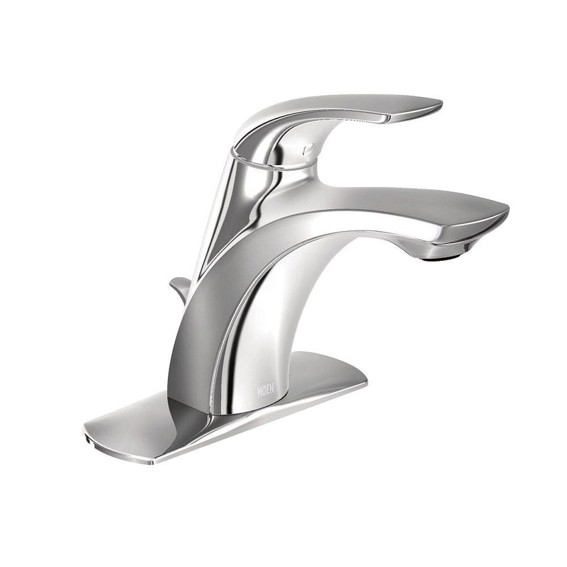 Zarina Single Handle High Arc Bathroom Faucet, Chrome D8361