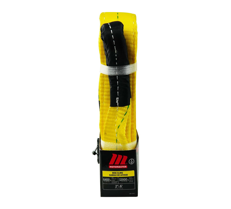 6,4000-lb Web Lifting Slings, 2-in x 6-ft U9659