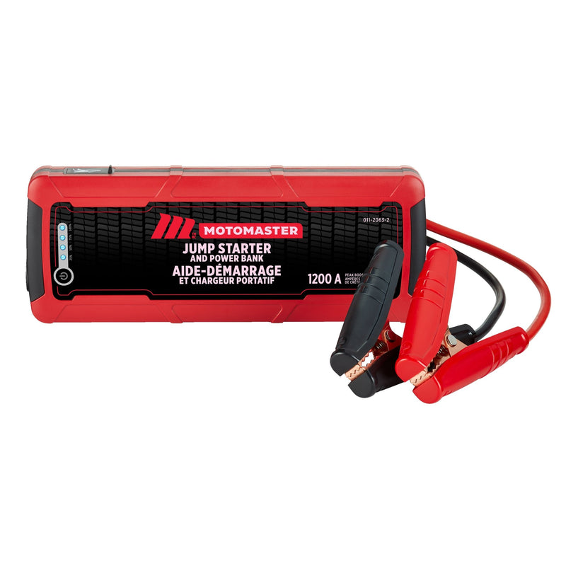 Booster Pack/Jump Starter & USB Power Bank, Lithium-ion, 1200-Amp, 12V B1107