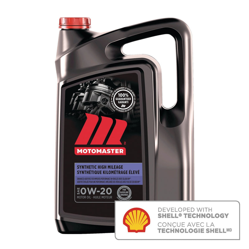 High Mileage 0W20 Synthetic Engine/Motor Oil, 5-L Z2420