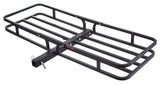 Steel Hitch Basket Cargo Carrier, 500-lb Capacity, Black