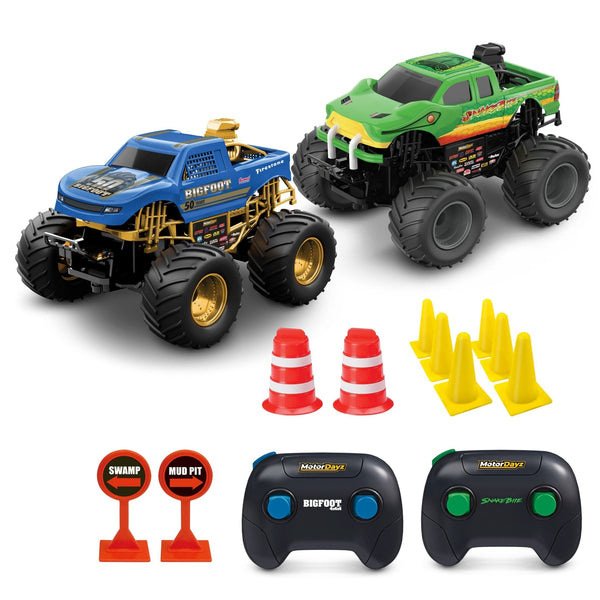 MotorDayz RC Monster Truck Twinpack - 1:24 Scale U8242