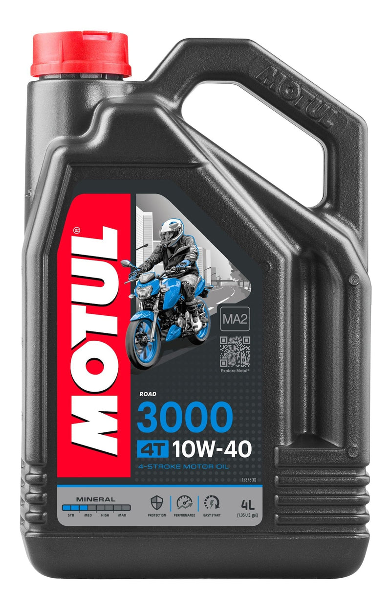 3000 4-Stroke 10W40 Mineral Motor Oil, 4-L M9693