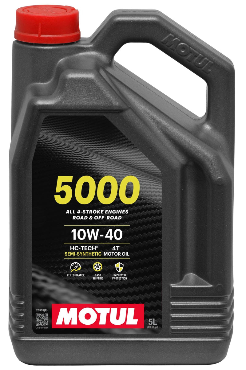 5000 4-Stroke Semi-Synthetic 10W40 Motor Oil, 5-L D7191