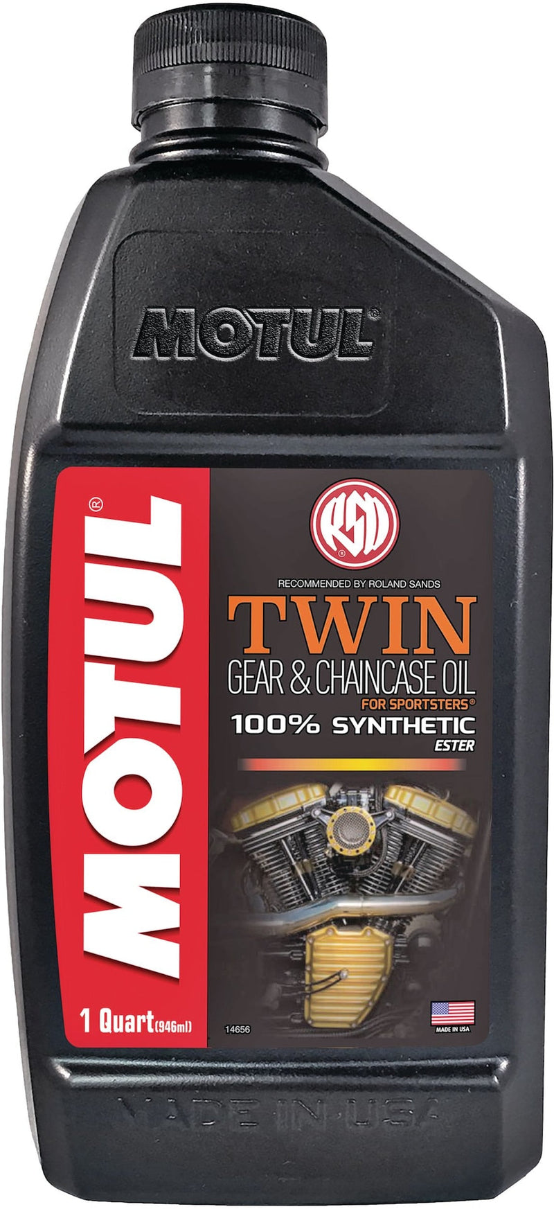 Twin Synthetic Gear & Chaincase Motorcycle Oil, 946-mL K5884