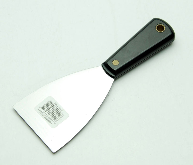 Multi-Purpose Flexible Carbon Steel Wall/Paint Scraper & Spackling/Putty Knife, 3-in F5199