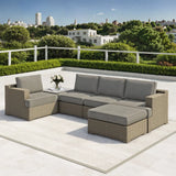 Niko Heritage 6-piece Patio Sectional Conversation Set