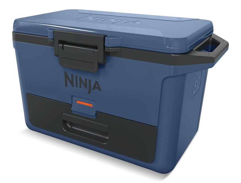 50-Quart Portable Hard Cooler with Drawer, Blue, 47-L Y9534