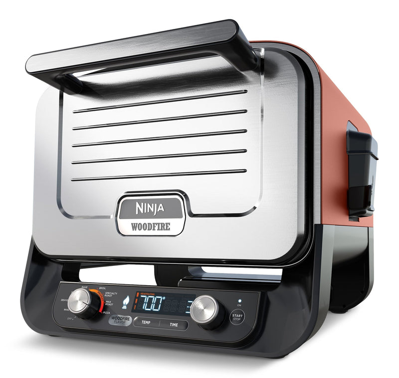 Woodfire 8-in-1 Electric Outdoor Oven for Pizza, Max Roast, Specialty Roast, Broil, Bake, Smoker, Dehydrate and Keep Warm, 105-700°F H8806