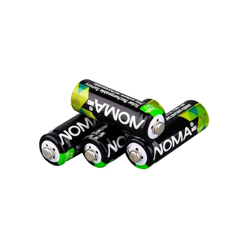2/3 AAA Ni-MH 200mAh Rechargeable Batteries for Solar Lights, 1.2V, 4-pk X8695