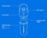 One-Touch High-Torque Portable Flip Blender