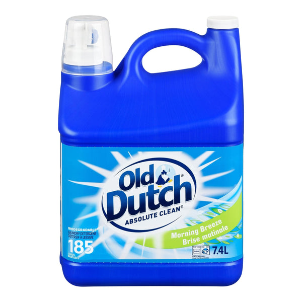 Absolute Clean Liquid Laundry Detergent, Morning Breeze Scent, 185-Load, 7.4-L E5243