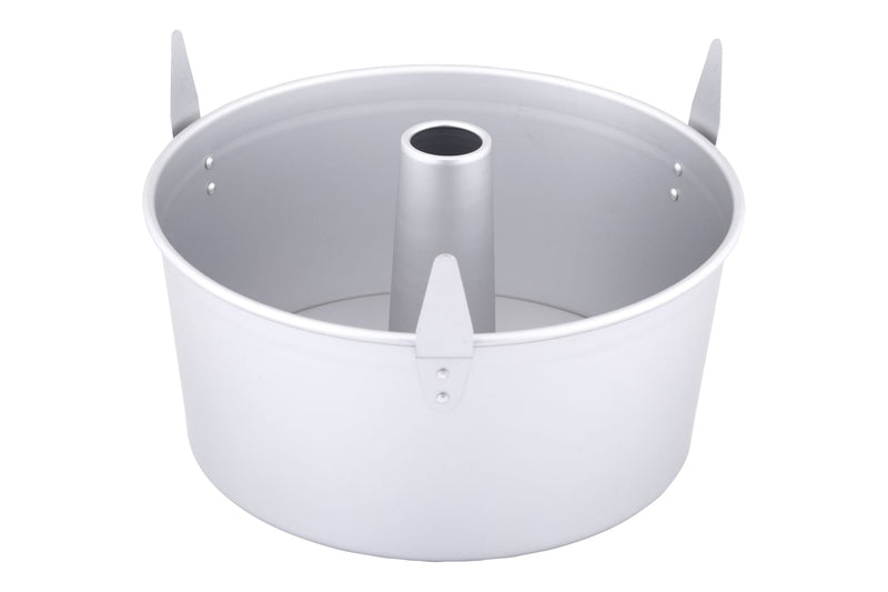 Professional Uncoated Aluminum Angel Food Cake Pan, Silver B9462