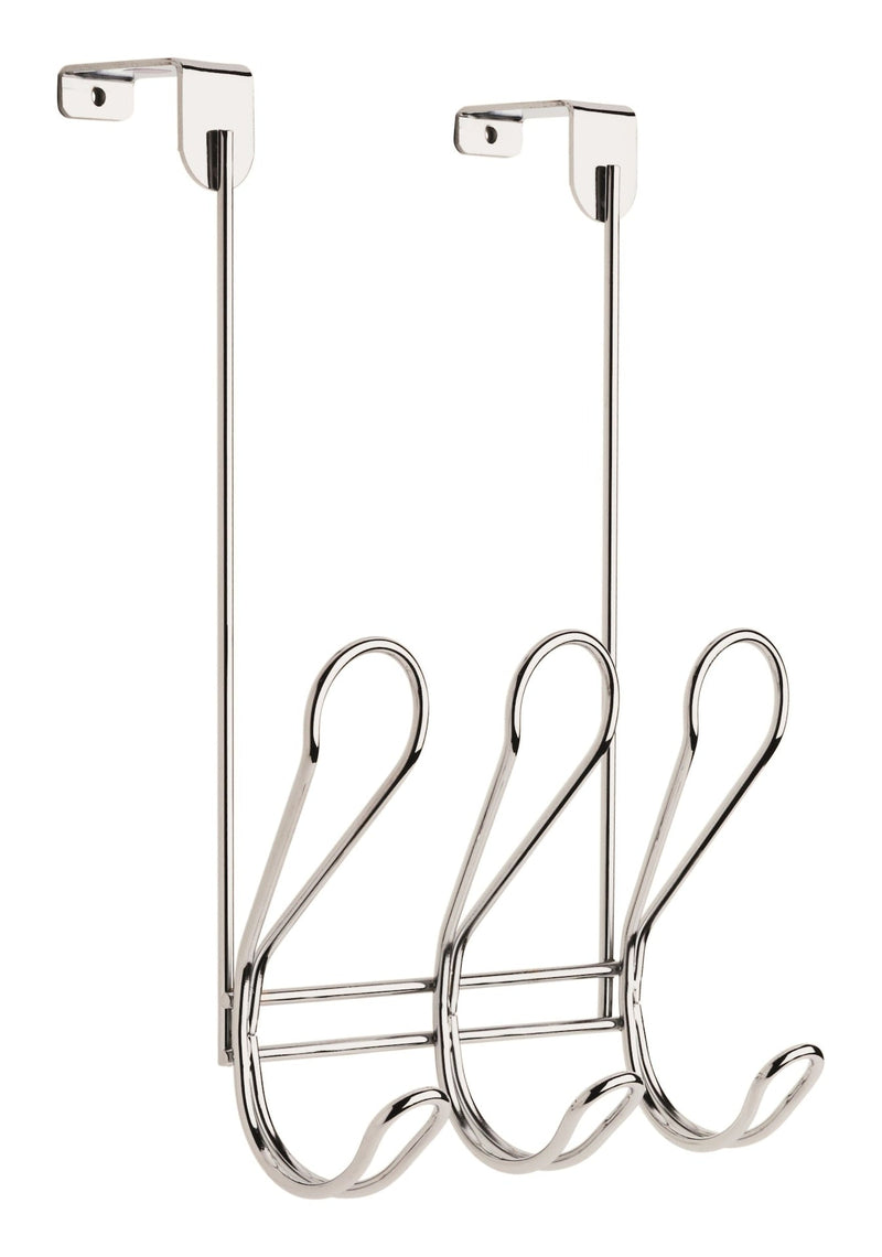 Dolen Steel 3-Hook Over the Door Rail, Assorted Colours M3613