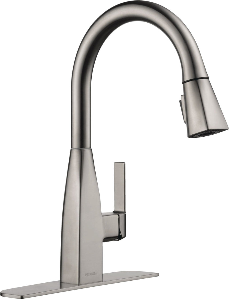 Xander Single Handle High Arc Pull-Down Kitchen Faucet, Stainless Steel F9568