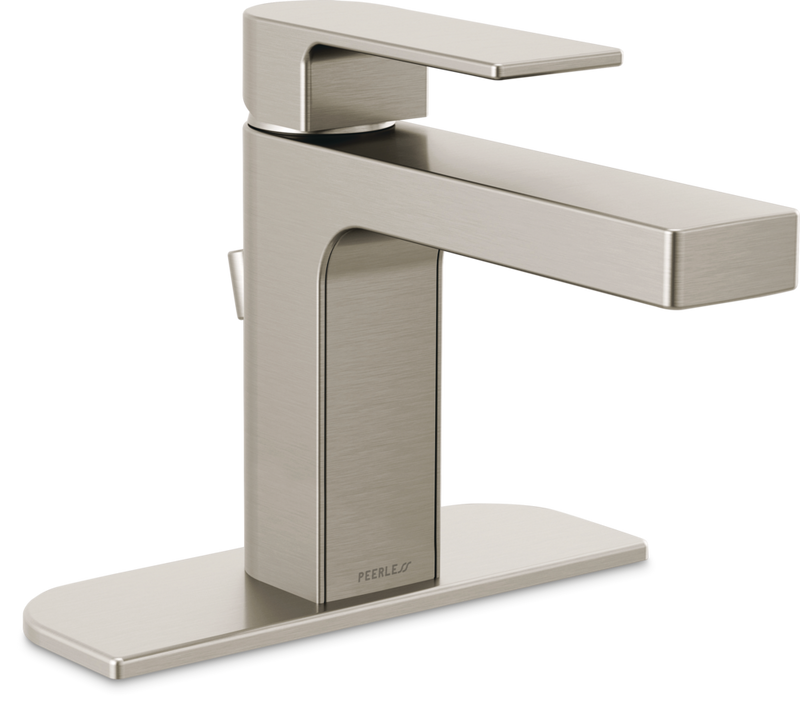 Xander Single Handle Rigid Spout Single Hole Bathroom Sink Faucet WaterSense Certified, Brushed Nickel G1479