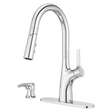 Ceylon Pull-Down Kitchen Faucet, Polished Chrome M9246