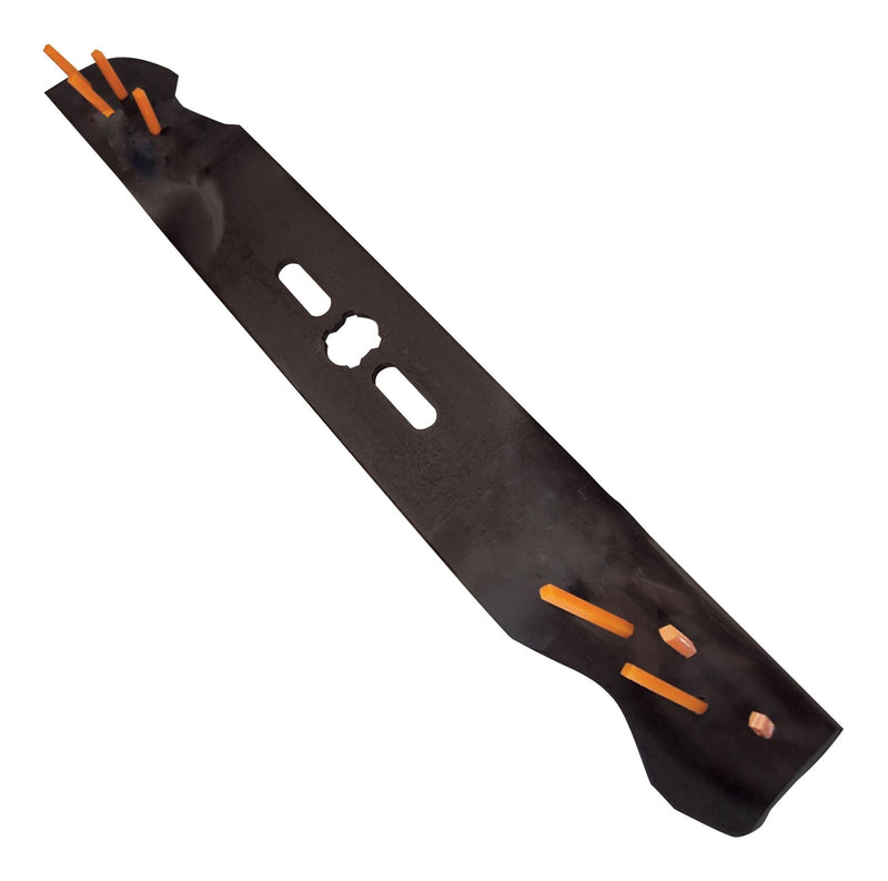 Power Rake Universal 6-in-1 Replacement Lawn Mower Blade, 19-in/20-in, Removable Tines J5617